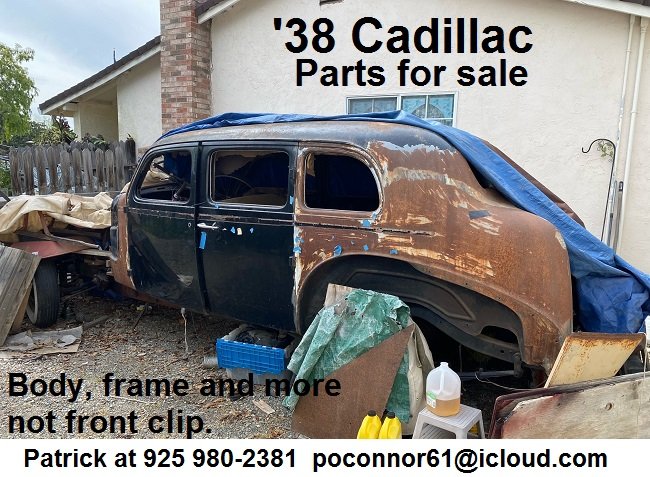 Donor Car Parts: 1938 Cadillac